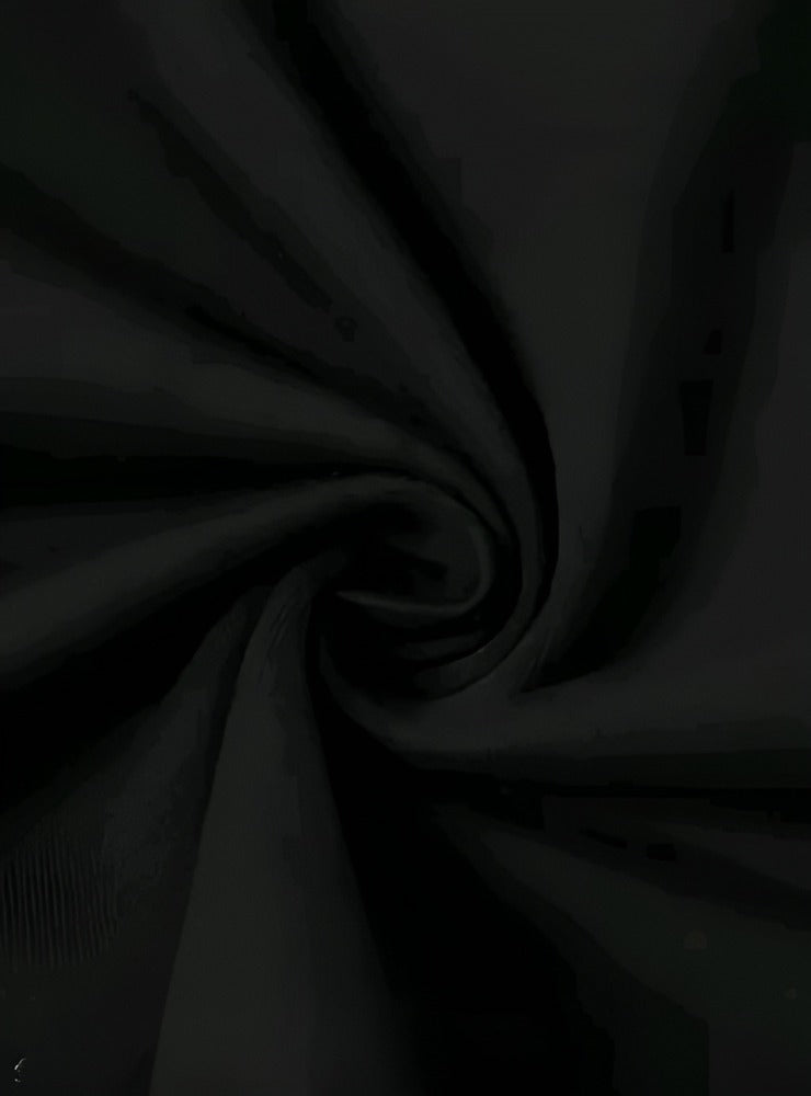 Black Oversized, Half Sleeves Printed, Loose Fit Baggy, Drop Shoulder T-shirt for Women