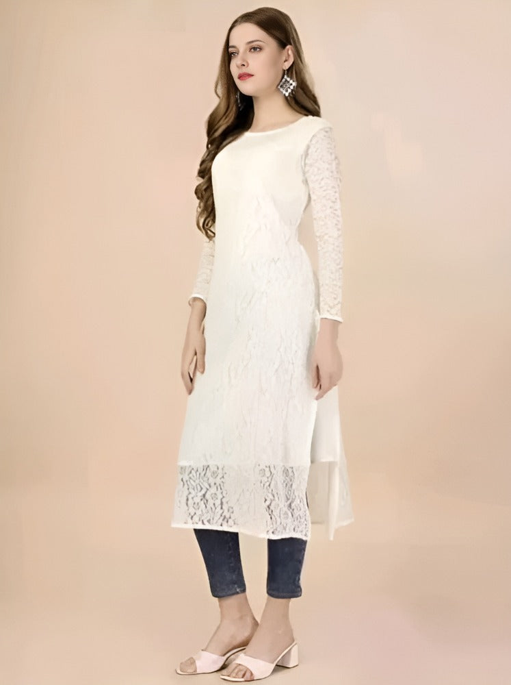 White Kurti for Women