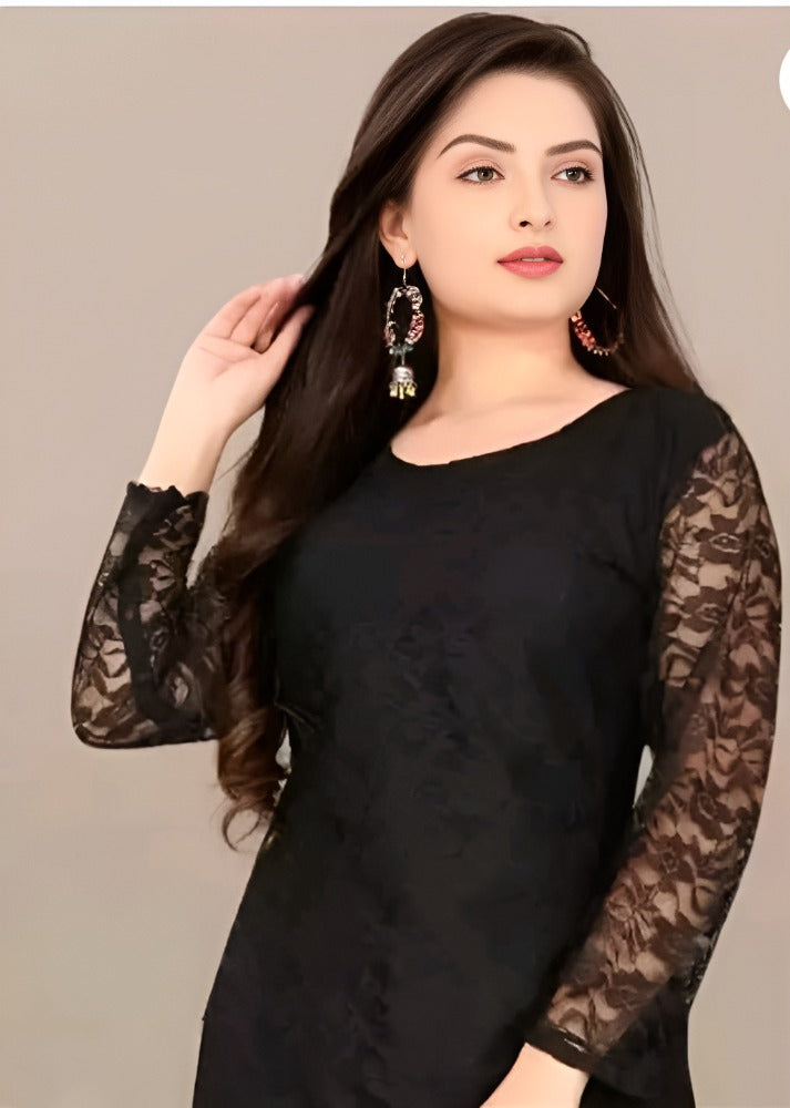 Black Kurti for Woman